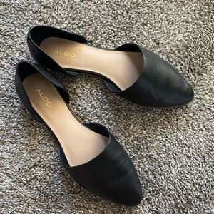 Black Aldo Flats